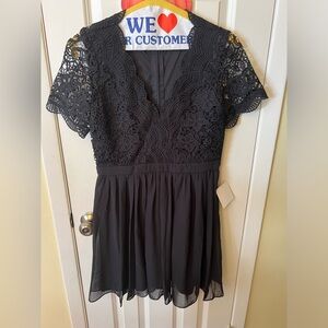 Lulus - Large- Mini Skater Dress